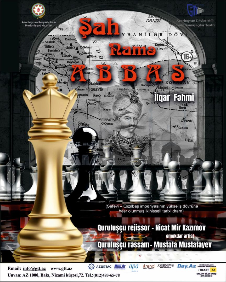 State Theatre of Young Spectators to premier play about Shah Abbas